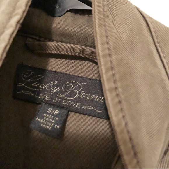 Lucky Brand Olive Green Utility Jacket - Picture 2 of 3